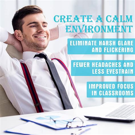 Buy 6 Packs Fluorescent Light Filters Magnetic Light Covers Fluorescent ...