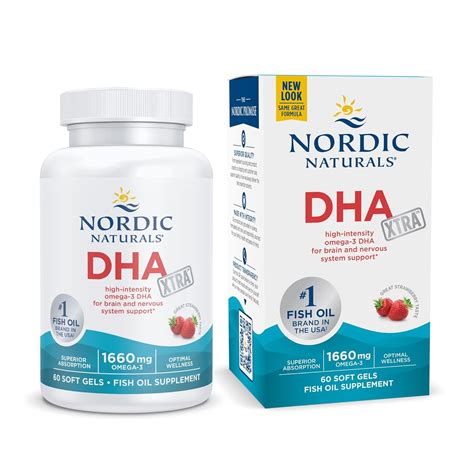 Nordic Naturals DHA Xtra | 1660 Mg Omega-3 Fish Oil | High-Intensity ...