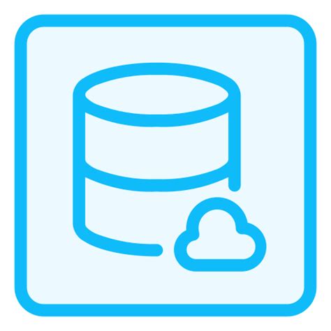 Image result for Cloud-Based Database Icon