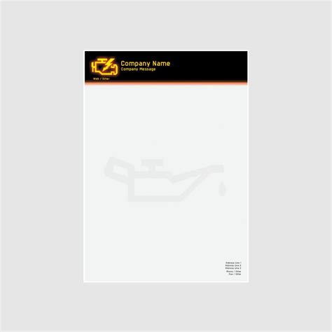Automotive & Transportation Custom Letterheads Templates & Designs ...