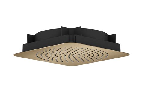 Верхній душ Axor Citterio C 270х270 1jet вбудований, Brushed Bronze ...