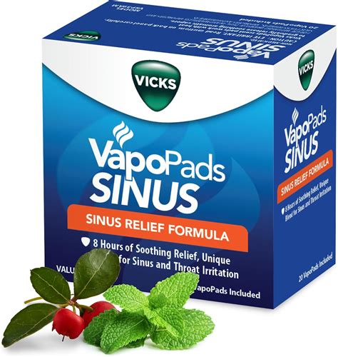 Amazon.com: Vicks VapoPads Sinus Relief Formula - Vapor Pads Refill for ...