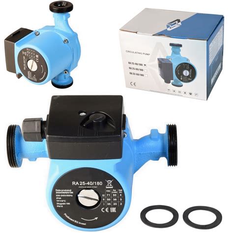 POMPA OBIEGOWA RA 25/40 180 CYRKULACYJNA DO CENTRALNEGO OGRZEWANIA C.O ...