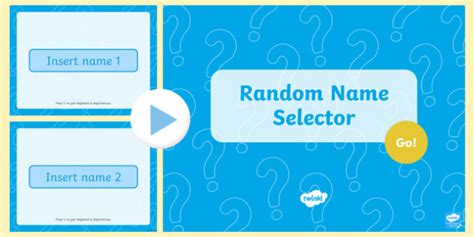 Image result for Random Name Choosing PowerPoint