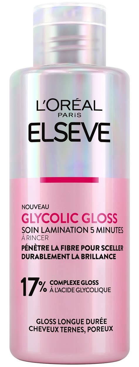 Soin Lamination 5 Minutes - Elseve Glycolic Gloss - L'Oréal Paris