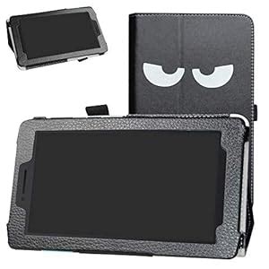 Lenovo TAB E7 Case,Bige PU Leather Folio 2-Folding Stand Cover for ...