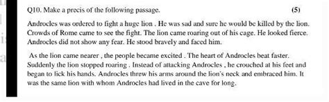 make the precis of the following passagecan anyone please help me with ...