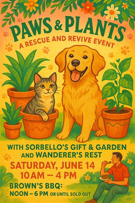 Paws & Plants - A Rescue & Revive Event!, 906 E Genesee St, Chittenango ...