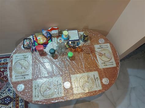 Buy CASA-NEST 3D Translucent PVC Waterproof 4-6 Seater oval dinning ...