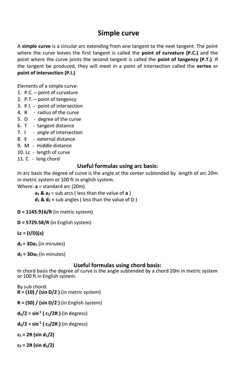 Image result for Simple Curve Examples