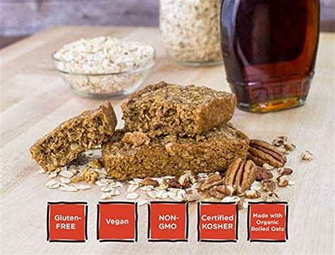 Bobo's Oat Bars (Maple Pecan, 12 Pack of 3 oz Bars) Gluten Free Whole ...