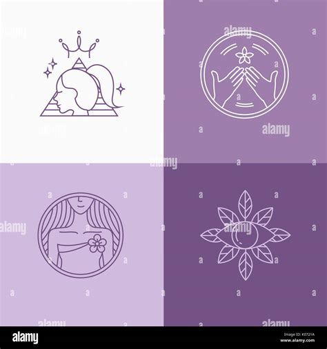 Symbols of beauty treatment Stock Photo - Alamy