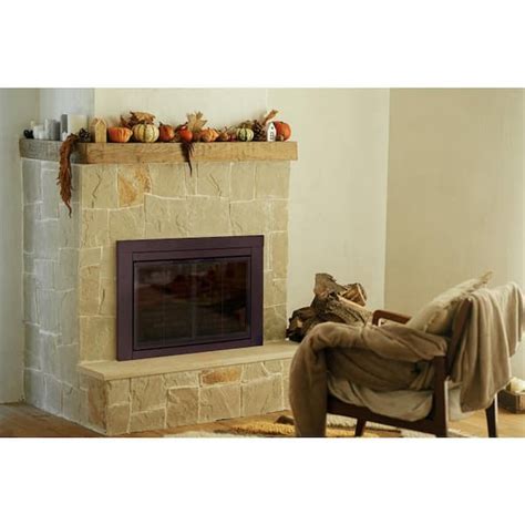 Pleasant Hearth Ascot Large Glass Fireplace Doors AT-1002 - The Home Depot