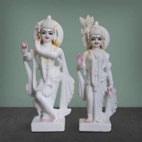 Radha Krishna Marble Murti | Shop Online at Handicraft Bazaar