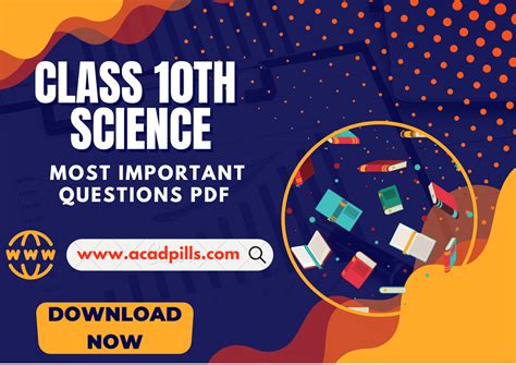 Class 10 science important questions with answers pdf download - Acadpills - Acadpills