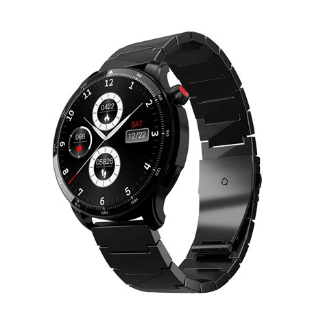 URBAN Titanium Calling Smart Watch with Metal Strap 1.39” FHD Display ...