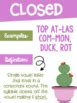 Six Syllable Types Posters Cactus Succulent Theme by The 5th Grade Renegade