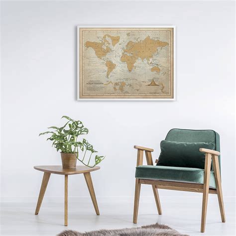 Framed World Map 的图像结果