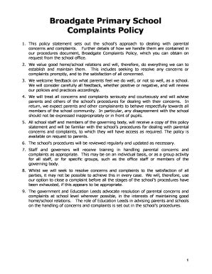 Broadgate Primary School - Fill Online, Printable, Fillable, Blank ...