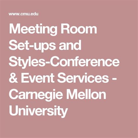 Meeting Room Set Up Examples 的图像结果