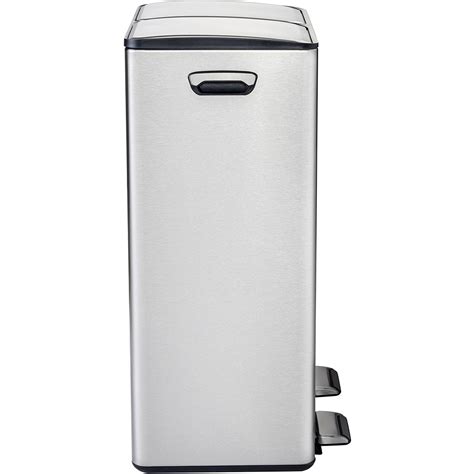 Double Compartment Stainless Steel Kitchen Bin
