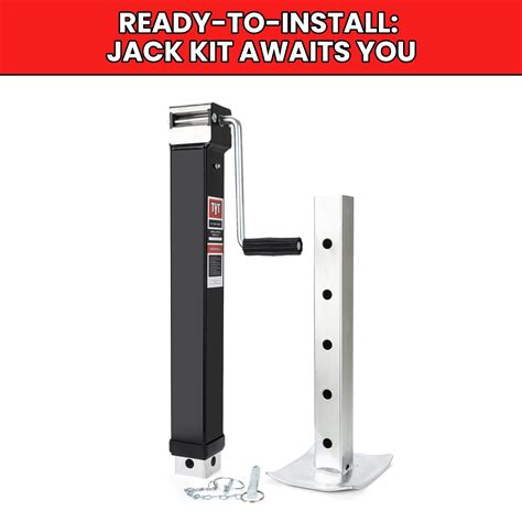 Snapklik.com : TYT 8000 Lbs Square Direct Weld Heavy Duty Trailer Jack ...