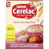 Buy Nestle Cerelac Baby Cereal with Milk , Wheat Orange , From 8 to 24 ...