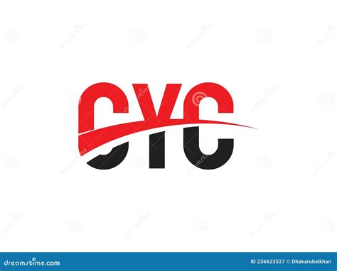 CYC Letter Initial Logo Design Vector Illustration Stock Vector ...