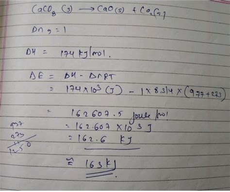 then AE is :- (1) 160 kJ (2) 163.6 kJ (3) 186.4 kJ ol Abs H (4) 180 ...
