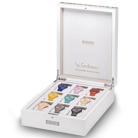 Rado True Thinline Les CouleursÂ™ Le Corbusier Full Collection Box R27 ...