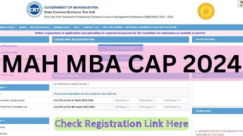 MAH MBA CAP 2024: Registration Begins, Check Schedule, Process, Fees