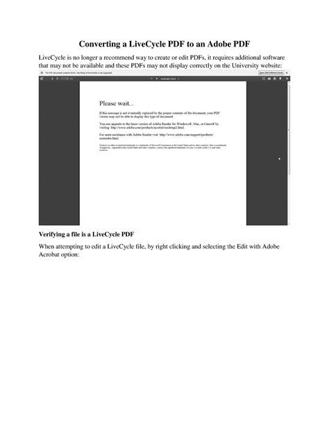 Converting Live Cycle PDF to Adobe PDF - Converting a LiveCycle PDF to ...