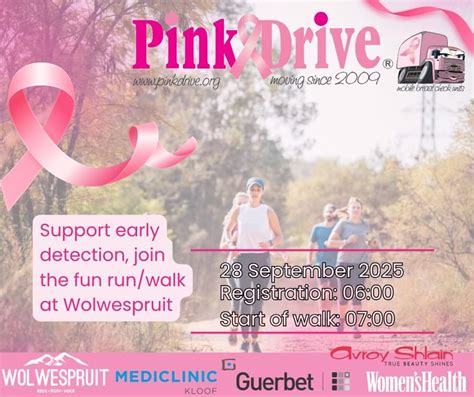 Mediclinic Kloof PinkDrive Breast Cancer Fun Run/Walk - 2025 ...