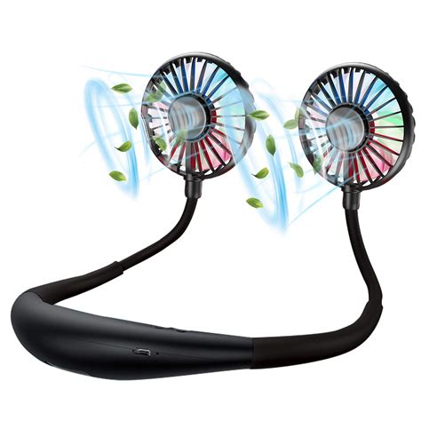 Buy Neck Fan, Rechargeable Battery Operated Portable Fan 2600mAh, Hands ...
