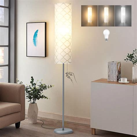 Luvkczc 65" Floor Lamp for Living Room - Minimalist Paper Lantern Tall ...