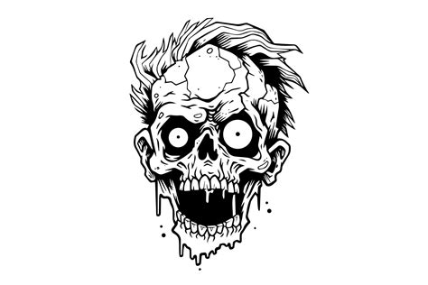 Zombie Head Sketch