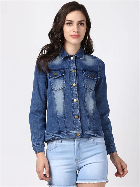 Women's Hand Painted Denim Jacket-Pop – Stylestone