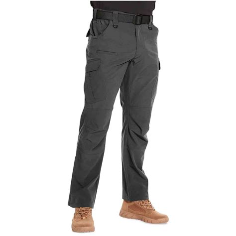 Wyobmus Men's Stretch Cargo Pants with Multi-Pockets Waterproof Ripstop ...