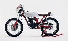 Honda Cb 50 J Cafe Racer by Honda Cb50 Cafe Racer By Herencia Custom Garage Bikebound Honda Cb 50 J Cafe Racer