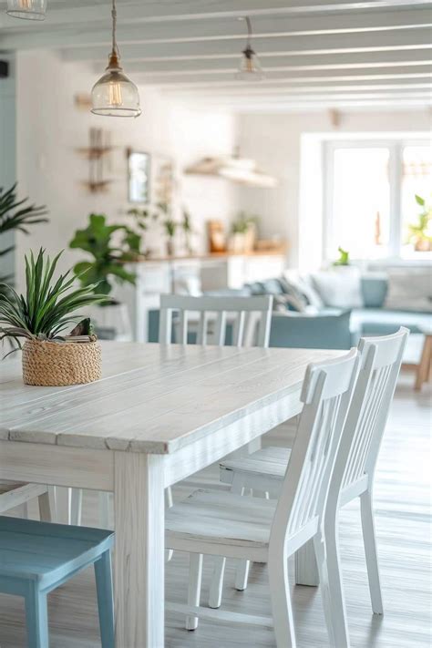 46 Modern Coastal Dining Rooms Ideas (That Aren't Your Grandma's Beach ...