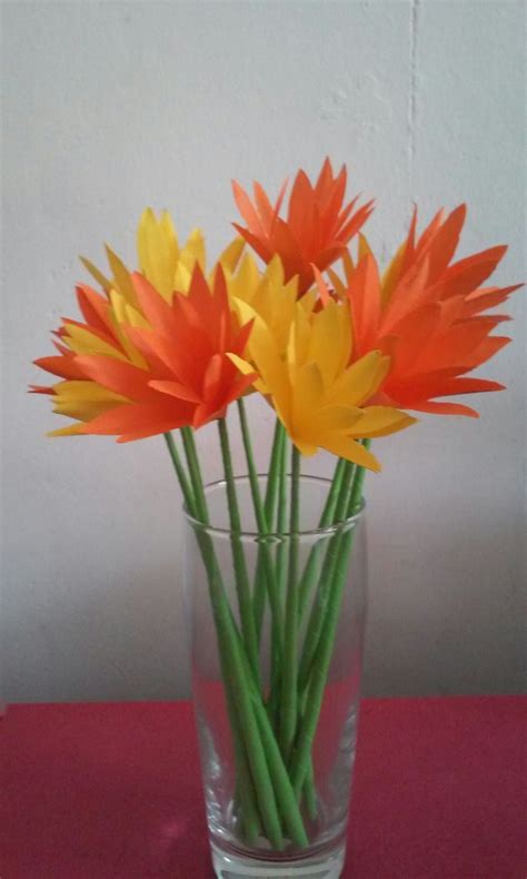 Easy Paper Flowers : 3 Steps - Instructables