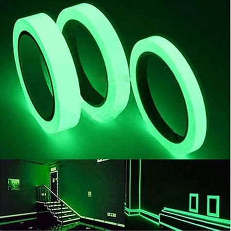 KAVSIYA Night Glow Tape Removable, Waterproof, Photoluminescent Glow in ...