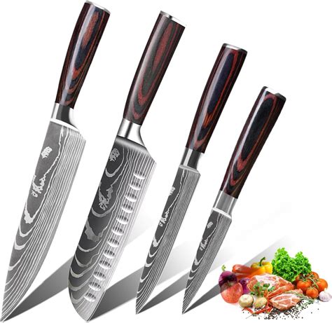 Amazon.com: Hammer Stahl BBQ Knife Set | 5 Piece Knife Set with ...