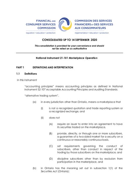 Fillable Online Marketplace Operation Regulations Fax Email Print ...