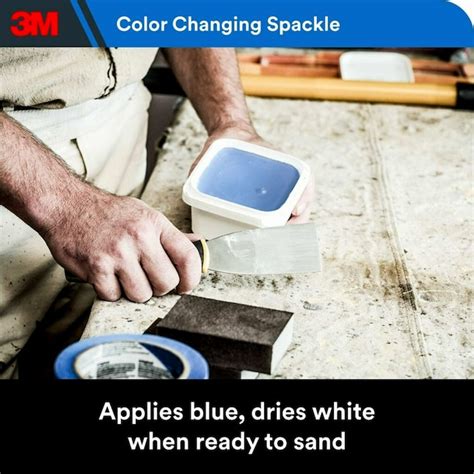 3M Blue-to-White 8-oz Color-changing, Heavy Duty, Waterproof Interior ...