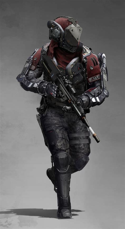ArtStation - ATLAS Elite, Alex Jessup Futuristic Armour, Futuristic Art ...