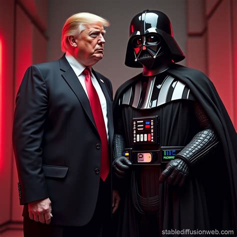 Trump as Imperator and Elon Musk as Darth Vader | Stable Diffusion Online