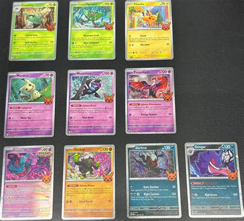 All 30 Pokemon "Trick or Trade" 2024 Halloween Cards, Now Printed on ...