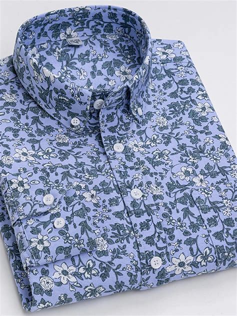 Men's Dress Shirt Button Down Shirt Collared Shirt Oxford Shirt Tartan ...