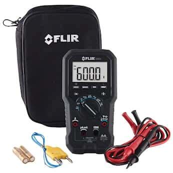 Flir DM64 HVAC TRMS Digital Multimeter with Non-Contact Voltage and ...